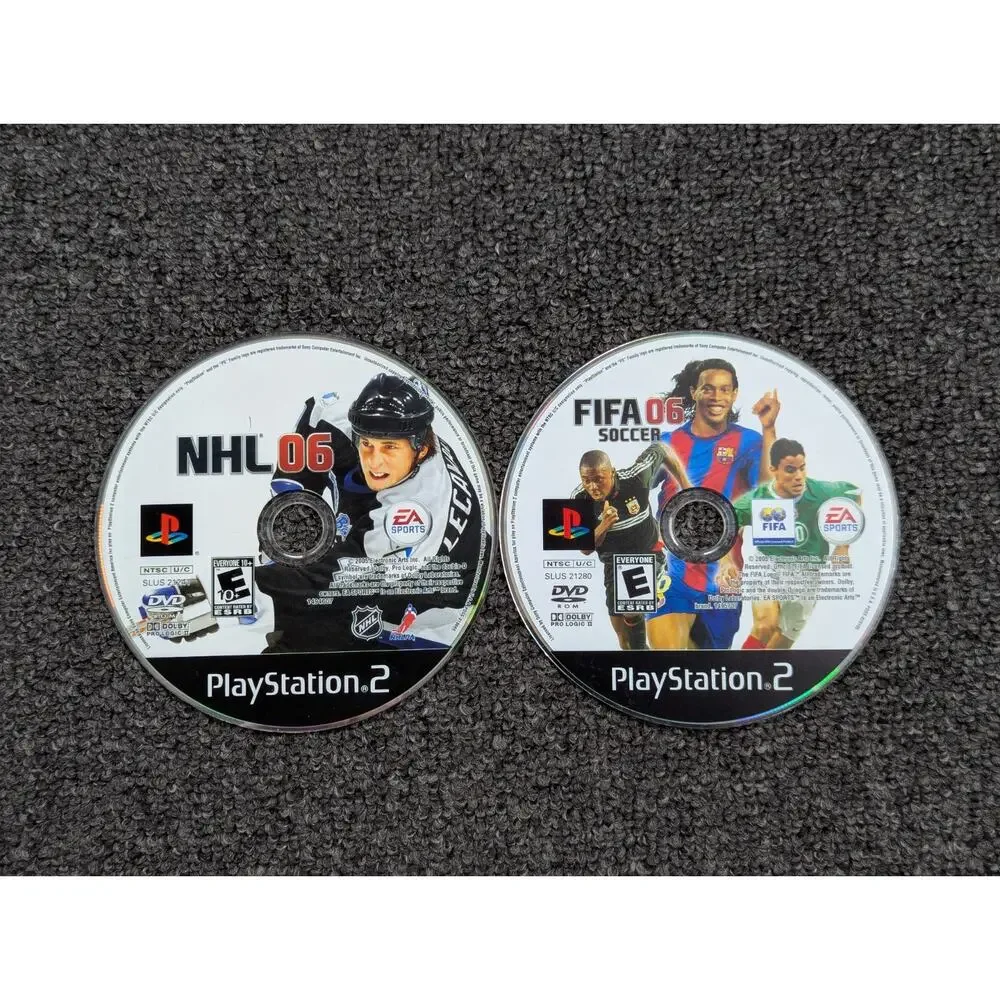 Lot of 10 Sony PlayStation 2 PS2 Games Loose Discs in Jewel Cases Tested